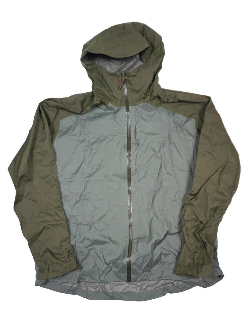 Orvis Ultralight Mens Nylon XXL Waterproof Jacket Green Hiking Fishing Full Zip